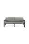 Hanah Home Leo Conjunto de Jardín Gris (3+1+1+2)